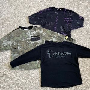 Boys Zara Long Sleeve Shirts Size 9